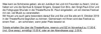 Dresdner Gospel Chor The Gospel Passengers 20-Jahre-Chorfestival People-Get-Ready